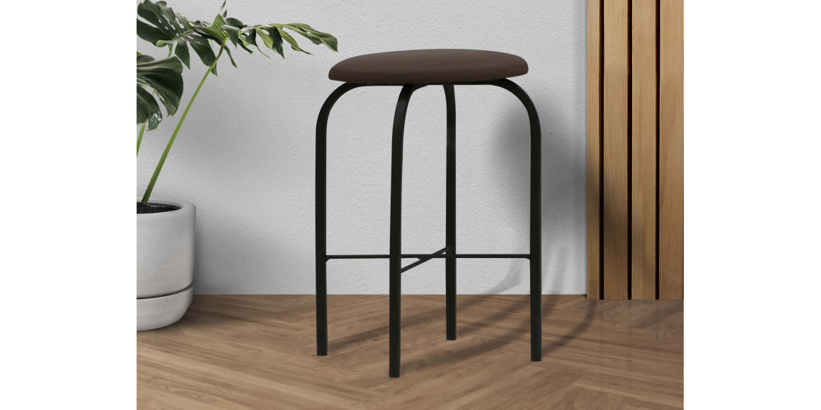 Stool & pouf HOBEL WMX-SL-21 DARK BROWN (1) 