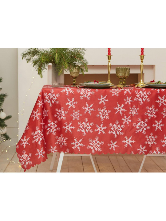 Tablecloth SIMA-LAND SNOWFLAKE 145X220 4443216