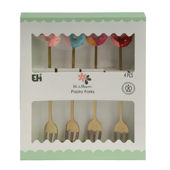 Ложка KOOPMAN 170496240 CAKESET OF 4PCS 2ASS (796675)