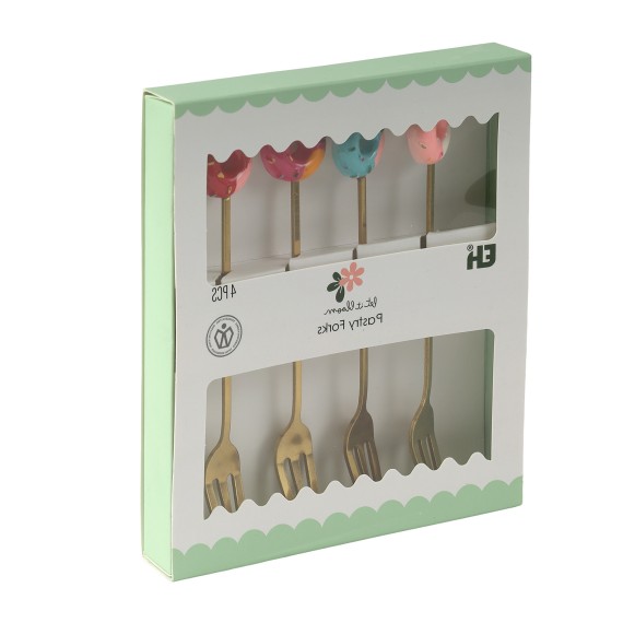 Ложка KOOPMAN 170496240 CAKESET OF 4PCS 2ASS (796675)