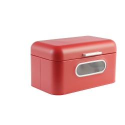 Хлебница KESPER 18050 METAL S.STELL RED 