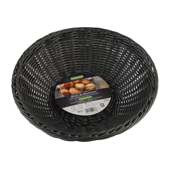 Хлебница KESPER 19967 FULL PLASTIC BLACK 29CM 
