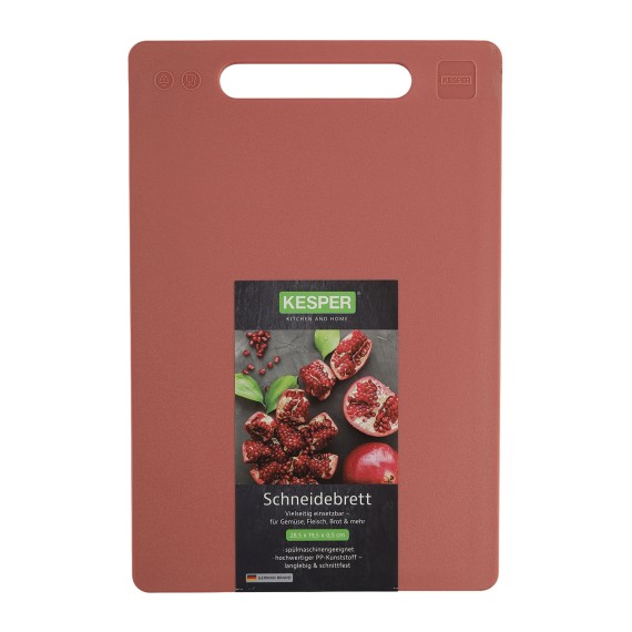 Chopping board KESPER 32473 PEVA RED 