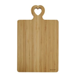 Խոհարարական տախտակ KESPER 58495 BAMBOO WITH HEARD SHAPED HANDLE 
