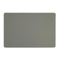 Table runner KESPER 77491 LEATHER LOOK GRAY 