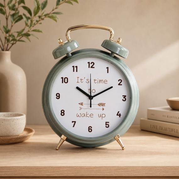 Clock KOOPMAN ALARM CLOCK 240X73X300MM 2ASS (037389) (HZ1993040)