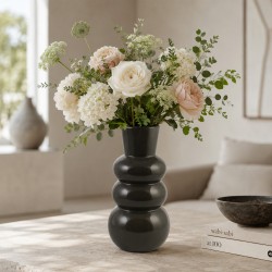 Vase KOOPMAN BUBBLE GREEN 16X29CM (APF660210)