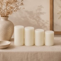 Candle KOOPMAN CANDLES SET OF 4 IN OFF WHITE (TL3100040)
