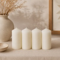 Candle KOOPMAN CANDLES SET OF 4 IN OFF WHITE (TL3100300)