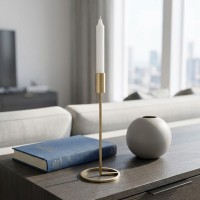 Candlestick KOOPMAN CANDLE HOLDER 31CM GOLD (A67101430)