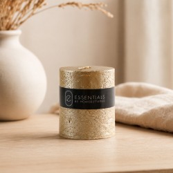 Candle KOOPMAN CANDLE PILLAR 4X5CM 3ASS CLR (601726) (ACC703580)
