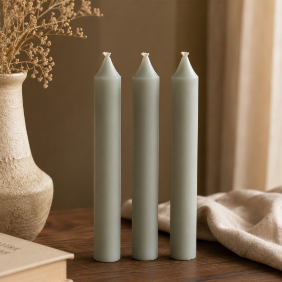 Candle KOOPMAN CANDLE SMALL GREEN 215X120MM (448154) (CC5070380)