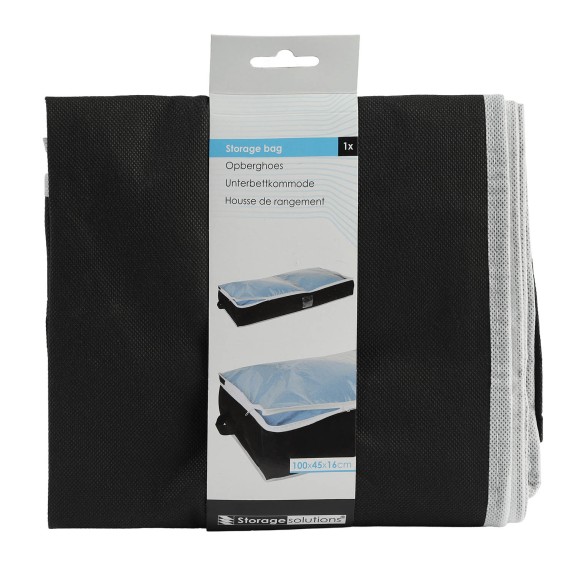 Ящики и карзины KOOPMAN CP8501350 STORAGE BOX 100X45X16CM BLACK (028837)