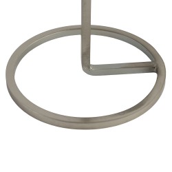 Candlestick KOOPMAN CANDLE HOLDER 31CM SILVER (A67101440)