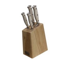 Ножи и аксессуары INHOUSE IHMRL5 KN MARL WOOD STAND 4+1 