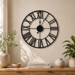 Clock KOOPMAN METAL 47CM (HZ1003610)