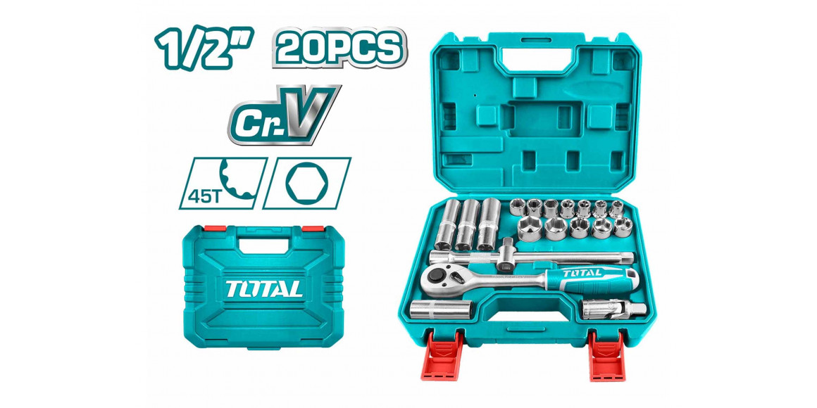 Tools set TOTAL THT121201 