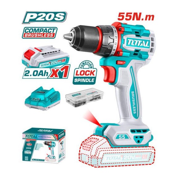 El. screwdriver TOTAL TDLI205582 