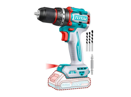 El. screwdriver TOTAL TIDLI206681 