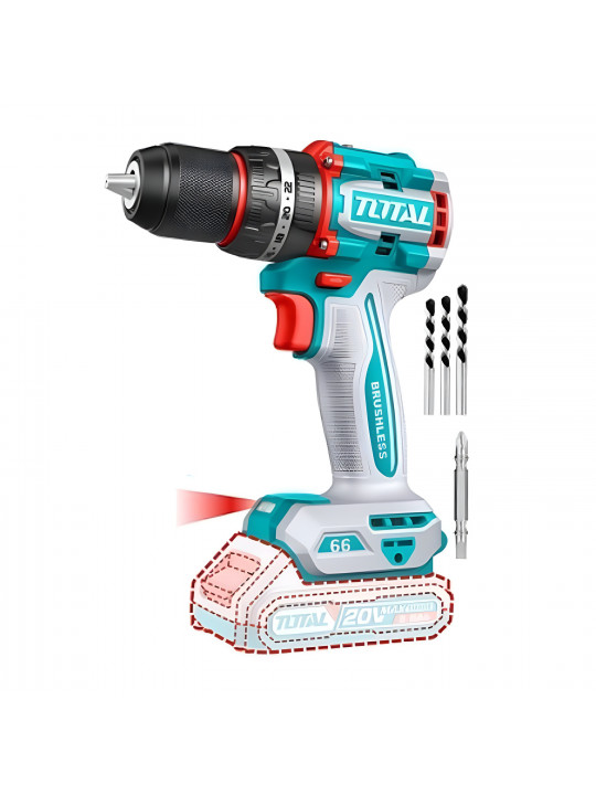 El. screwdriver TOTAL TIDLI206681 El. screwdriver TOTAL TIDLI206681