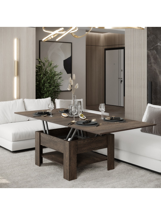 Стол-трансформер HOBEL 90X100X200 7648 (1) 
