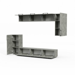 Tv unit HOBEL EX-C11 UZ-819 BLACK ORMA 237 (4) 