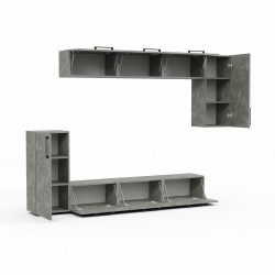 Tv unit HOBEL EX-C11 UZ-819 BLACK ORMA 237 (4) 