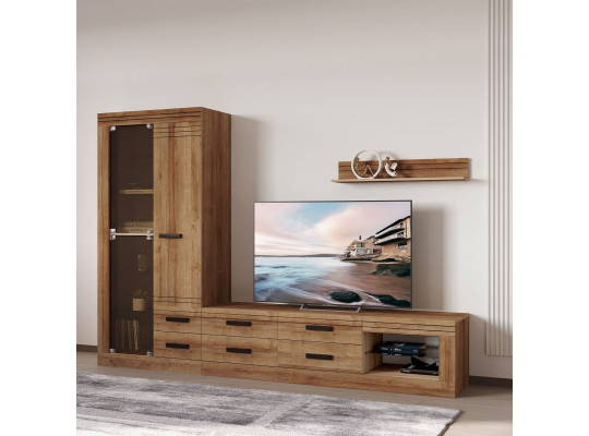 Тв стенка HOBEL EX-C34 CL/03 ORMA 185 (9) 
