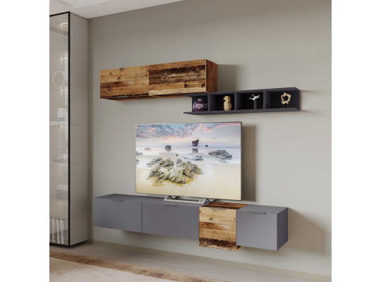 Тв стенка HOBEL EX-E19 ORMA 075/BS 580 (5) 