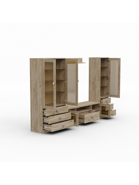 Հեռուստացույցի կահույք HOBEL N01 UZ-40-032 INOX K002 (10) 