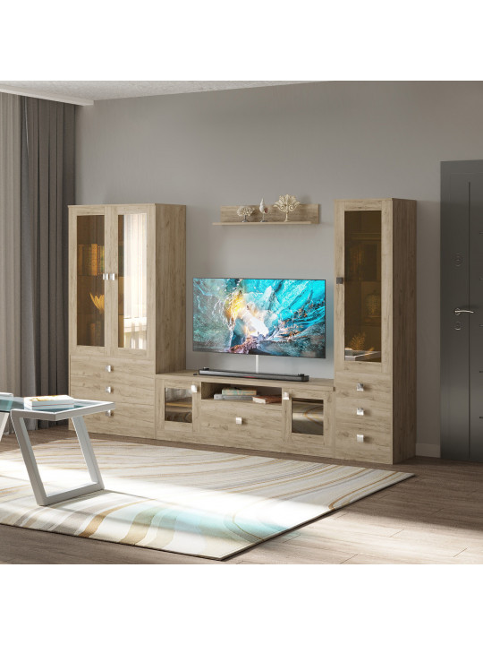 Հեռուստացույցի կահույք HOBEL N01 UZ-40-032 INOX K002 (10) 