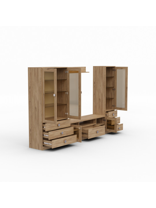 Тв стенка HOBEL N01 UZ-40-032 INOX K544 (10) 