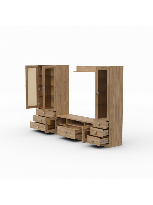 Тв стенка HOBEL N01 UZ-40-032 INOX K544 (10) 