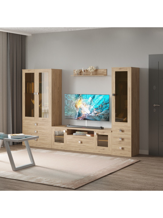 Тв стенка HOBEL N01 UZ-40-032 INOX K544 (10) 