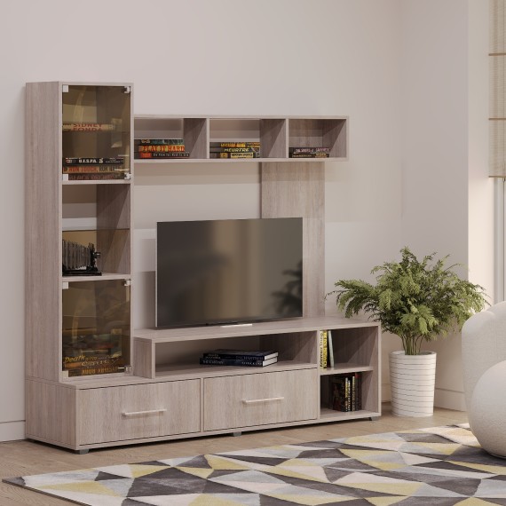 Հեռուստացույցի կահույք HOBEL X119 UZ-819 INOX K079 (4) 