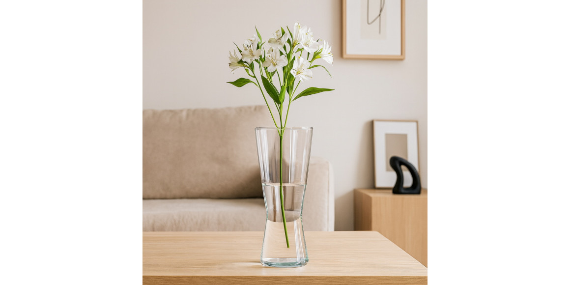 Ծաղկաման KOOPMAN VASE GLASS 170XH290MM TRANSPAR (830409) (008000240)