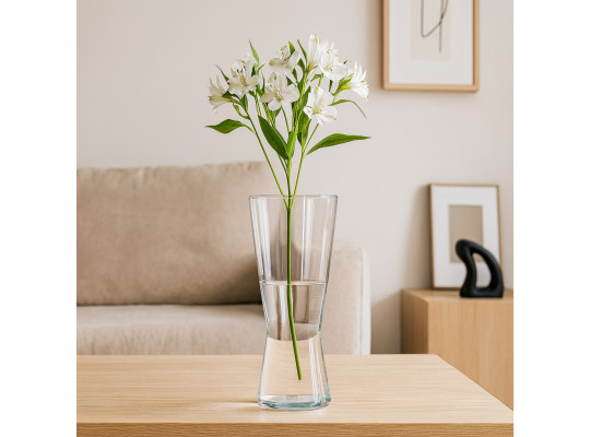 Vases KOOPMAN VASE GLASS 170XH290MM TRANSPAR (830409) (008000240)