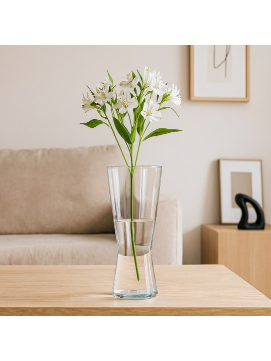 Vases KOOPMAN VASE GLASS 170XH290MM TRANSPAR (830409) (008000240)