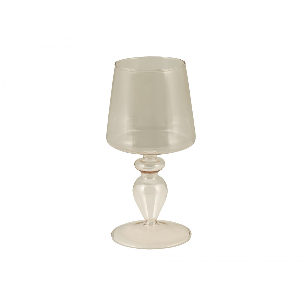 Մոմակալ KOOPMAN HURRICANE LIGHT GLASS 21CM 3AS (AAE340150)