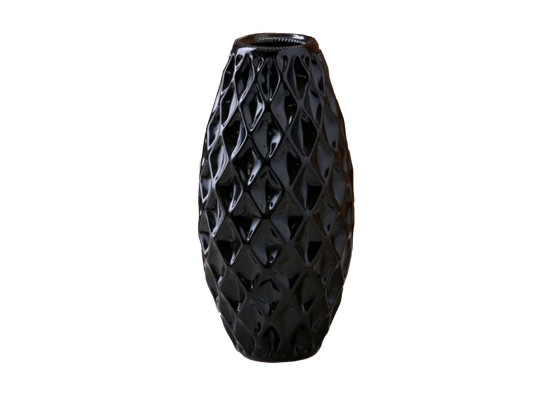 Vases SIMA-LAND EURO FLUTED BLACK 22 cm 7608412