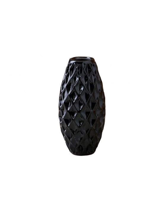 Vases SIMA-LAND EURO FLUTED BLACK 22 cm 7608412