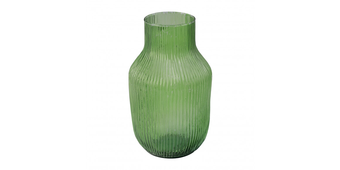 Ваза KOOPMAN GLASS 120XH230MM STRIPES (233620) (YE1000530)