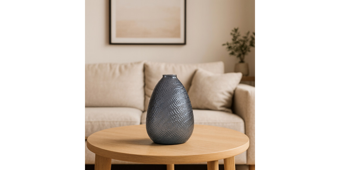 Ваза KOOPMAN GLASS 160XH220MM 3ASS CLR (YE1000560)