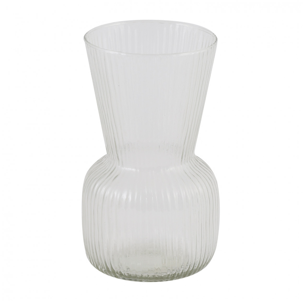 Ваза KOOPMAN VASE GLASS RECYCLED 95XH160MM (857772) (YE6000610)