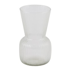 Ваза KOOPMAN VASE GLASS RECYCLED 95XH160MM (857772) (YE6000610)