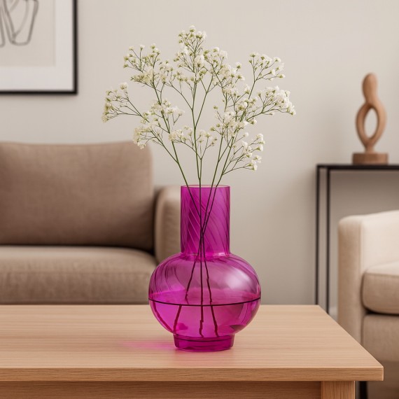 Vase KOOPMAN VASE 170XH230MM 2ASS COLOUR (062923) (AAE440980)