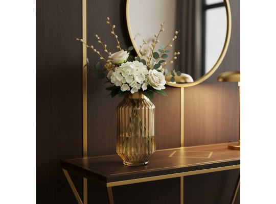 Vases KOOPMAN VASE 23CM 3ASS WOODLAND COLOUR (628983) (HC7430590)