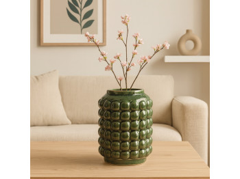 Vases KOOPMAN VASE BOBBLE 19CM 2ASS CLR (981668) (095202960)