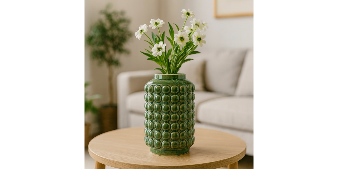 Vases KOOPMAN VASE BOBBLE 27CM 2ASS CLR (981712) (095202970)