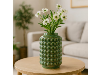 Ваза KOOPMAN VASE BOBBLE 27CM 2ASS CLR (981712) (095202970)
